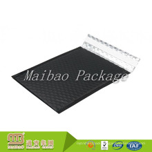 Moisture Resistant Self Adhesive Custom Metallic Aluminum Matte Black Bubble Mailer With Logo